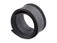 StarTech.com 10ft (3m) Cable Management Sleeve, Trimmable Heavy Duty Cable Wrap, 1.2' (3cm) Dia Polyester Mesh Computer Cable Manager/Protector/Concealer - Black Cord Organizer/Hider, Floor Cable Cover, Wire Wraps (WKSTNCMFLX) 3m Sort
