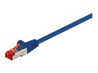 goobay CAT 6 SFTP, PiMF 2m Patchkabel Blå