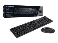 Conceptronic ORAZIO Sæt med mus og tastatur Trådløs Tysk