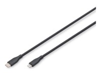 ASSMANN Lightning-kabel 2m Sort