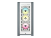 CORSAIR iCUE 5000X RGB Tower ATX Hvid