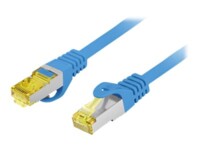 Lanberg CAT 6a S/FTP 1m Patchkabel Blå RAL 5012