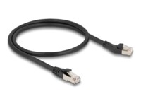 DeLOCK CAT 8.1 S/FTP 50cm Patchkabel Sort