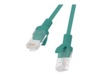 Lanberg CAT 5e Ikke afskærmet parsnoet (UTP) 1.5m Patchkabel Grøn RAL 6024