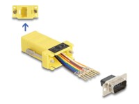 DeLOCK Assembly Kit CAT 5/5e/6 Seriel adapter Yellow