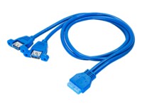 Akyga USB-adapter 65cm Blå