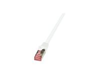LogiLink PrimeLine CAT 6 SFTP, PiMF 50cm Patchkabel Hvid