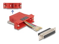 DeLOCK Assembly Kit CAT 5/5e/6 Seriel adapter Rød