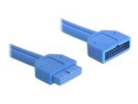 Delock USB 3.0 Pin Header USB forlængerkabel 45cm Blå