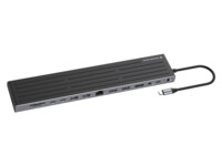 CONCEPTRONIC 14-1 Dock USB-C->2xHDMI,DP,2xUSB-C,3xUSB-A,+ sw