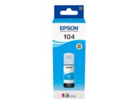 Epson EcoTank 104 Cyan 7500 sider Blækbeholder C13T00P240