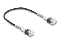 DeLOCK CAT 6a Ikke afskærmet parsnoet (UTP) 30cm Patchkabel Sort