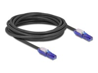 DeLOCK CAT 6 Ikke afskærmet parsnoet (UTP) 5m Netværkskabel Sort