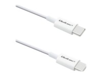 Qoltec USB Type-C kabel 1m Hvid