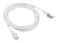 Lanberg CAT 6 Foldet uskærmet snoet par (F/UTP) 2m Patchkabel Hvid RAL 9010