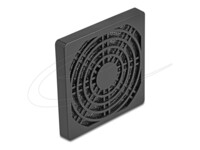 DeLOCK Ventilatorskærm 1-pack Sort