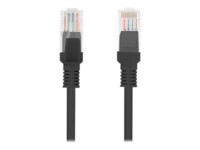 Lanberg CAT 5e Ikke afskærmet parsnoet (UTP) 10m Patchkabel Sort RAL 9004