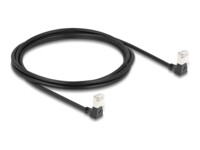 DeLOCK CAT 6a S/FTP 2m Netværkskabel Sort