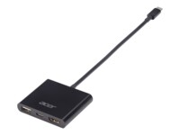 ACER 3-in-1 USB Type C to PD,HDMI,USB(A) schwarz