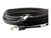goobay CAT 8.1 SFTP, PiMF 25cm Patchkabel Sort