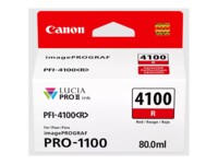 Canon PFI 4100 R Rød Blækbeholder