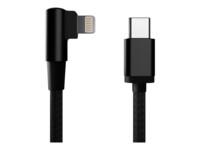 Cablexpert Lightning-kabel 20cm Sort