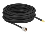 DeLOCK Antennekabel Koaksial 10m Sort Sort