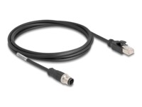 DeLOCK CAT 5e S/FTP 2m Netværkskabel Sort