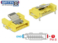 DeLOCK Steckver. SATA 6 Gb/s St 8 Pin Pw