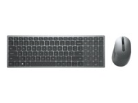 Dell Multi-Device KM7120W Sæt med mus og tastatur Saks Trådløs Tysk