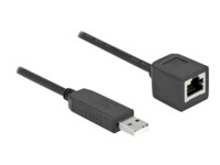 DeLOCK 50cm Seriel adapter Sort