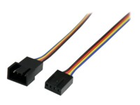 StarTech.com 12in 4 Pin Fan Power Extension Cable - M/F - Fan power extension cable - 4 pin PWM (M) to 4 pin PWM (F) - FAN4EXT12 Forlængerkabel til blæserstrøm 30.5cm