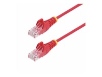 StarTech.com 50cm Red Slim CAT6 Ethernet Cable, Snagless, 28AWG, LSZH CAT 5/5e/6 Ikke afskærmet parsnoet (UTP) 50cm Patchkabel Rød