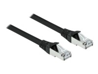 DeLOCK CAT 6a S/FTP 2m Patchkabel Sort