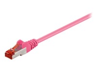goobay CAT 6 SFTP, PiMF 7.5m Netværkskabel Magenta