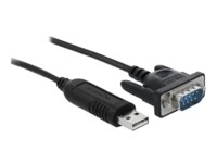 Delock Serielt kabel 1.8m Sort