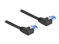 DeLOCK CAT 6a S/FTP 2m Patchkabel Sort