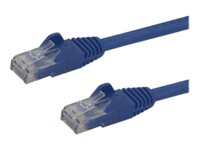 StarTech.com 1.5m CAT6 Cable - Blue Snagless CAT 6 Wire - 100W RJ45 UTP 650MHz Category 6 Network Patch Cord UL/TIA (N6PATC150CMBL) CAT 6 Ikke afskærmet parsnoet (UTP) 1.5m Patchkabel Blå
