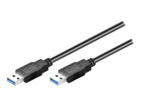 goobay USB-kabel 1m Sort