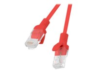 Lanberg CAT 6 Ikke afskærmet parsnoet (UTP) 50cm Patchkabel Rød RAL 3017