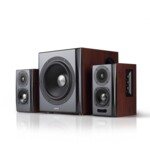Edifier S350DB 2.1-kanal Højttalersystem Sort Brun