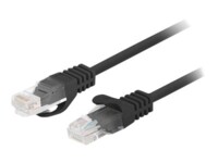 Lanberg CAT 5/5e Ikke afskærmet parsnoet (UTP) 7.5m Patchkabel Sort RAL 9004