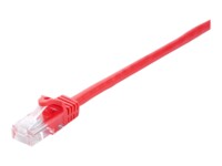 V7 CAT 6 Ikke afskærmet parsnoet (UTP) 1m Patchkabel Rød