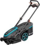 Akku-Rasenmäher PowerMax Duo 46/36V P4A, Ready-To-Use-Set 2, 36Volt (2x18V) (schwarz/grau, 2x Li-Ion Akku 2,5Ah, POWER FOR ALL ALLIANCE)