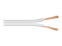 goobay Bulkhøjttalerkabel Hvid 50m