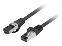 Lanberg CAT 8.1 S/FTP 1m Patchkabel Sort