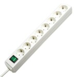brennenstuhl Eco-Line Stikdåse 8-stik Hvid 3m