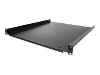 StarTech.com 1U Server Rack Shelf - Universal Rack Mount Cantilever Shelf for 19' Network Equipment Rack & Cabinet - Durable Design - Weight Capacity 55lb/25kg - 20' Deep Tray (SHELF-1U-20-FIXED-S) Rackhylde Sort