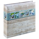 Hama Memo Rustico 22,5x22,5 200 Bilder 10x15 weiß/blau 2168