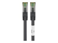 goobay CAT 8.1 SFTP, PiMF 3m Patchkabel Sort